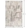 Grande Tappeto dal Design Contemporaneo e Moderno - Beige (290x200 cm) - Ornate image 7