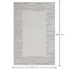 Grande Tappeto dal Design Contemporaneo e Moderno - Beige (290x200 cm) - Celadon image 7