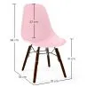Sedie per Bambini - Design Scandinavo - Gambe in Legno Scuro - Skögur image 7
