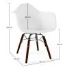 Sedia per bambini - Design scandinavo - Gambe in legno scuro - Nordika image 7