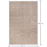 Grande Tappeto dal Design Contemporaneo e Moderno - Beige (290x200 cm) - Rococo image 7