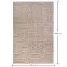 Grande Tappeto dal Design Contemporaneo e Moderno - Beige (290x200 cm) - Rococo image 7