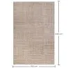 Grande Tappeto dal Design Contemporaneo e Moderno - Beige (160x230 cm) - Rococo image 7
