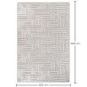 Grande Tappeto dal Design Contemporaneo e Moderno - Beige (290x200 cm) - Rosella image 7