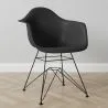 Sedia da Pranzo - Design Scandinavo e Gambe in Metallo Nero - Nordika image 7