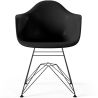 Sedia da Pranzo - Design Scandinavo e Gambe in Metallo Nero - Nordika image 7