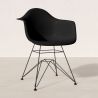 Sedia da Pranzo - Design Scandinavo e Gambe in Metallo Nero - Nordika image 7