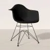 Sedia da Pranzo - Design Scandinavo e Gambe in Metallo Nero - Nordika image 7