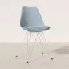 Sedia da Pranzo con Cuscino - Design Scandinavo e Gambe in Metallo - Skögur image 7