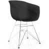 Sedia da Pranzo - Design Scandinavo - Gambe Cromate - Polin image 7