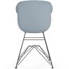 Sedia da Pranzo - Design Scandinavo - Gambe Nere - Polin image 7