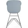 Sedia da Pranzo - Design Scandinavo - Gambe Nere - Polin image 7
