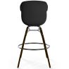 Sgabello da Bar - Design Scandinavo - Gambe in Legno Scuro - Pirela image 7