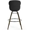Sgabello da Bar - Design Scandinavo - Gambe in Legno Scuro - Pirela image 7