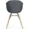 Sedia da Pranzo - Design Scandinavo - Gambe in Legno Naturale - Polin image 7