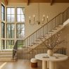 Lampada a sospensione dorata a 6 bracci – Stile lampadario moderno in metallo - Vintessa image 7