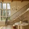 Lampada a sospensione dorata a 6 bracci – Stile lampadario moderno in metallo - Vintessa image 7