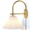 Lampada da Parete Vintage Dorata con Spina e Interruttore - Boly image 7