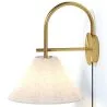 Lampada da Parete Vintage Dorata con Spina e Interruttore - Boly image 7