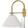 Lampada da Parete Vintage Dorata con Spina e Interruttore - Boly image 7