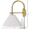Lampada da Parete Vintage Dorata con Spina e Interruttore - Boly image 7