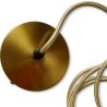 Cavo per lampada a sospensione dorato anticato con altezza regolabile - Berrey image 7