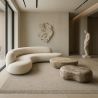 Grande Tappeto di Design Contemporaneo e Moderno - Beige (240x340 cm) - Harbor image 7