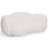 Divano Curvo Rivestito In Bouclé Bianco – Design Moderno Ed Elegante - Sorela image 7
