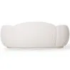 Divano Curvo Rivestito In Bouclé Bianco – Design Moderno Ed Elegante - Sorela image 7