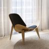 Poltrona - Poltrona scandinava - Rivestimento in tessuto - Lucy image 7