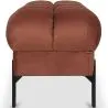 Panca Stile Chesterfield Rivestita In Velluto Con Gambe In Ferro - Hamptons image 7