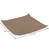 Tenda in fibra di cocco 4x4M - Vela ombreggiante 100 % Naturale image 7