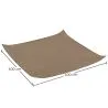 Tenda in fibra di cocco 4x4M - Vela ombreggiante 100 % Naturale image 7