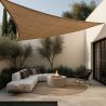 Tenda in fibra di cocco 3x3x3M - Vela ombreggiante 100 % Naturale image 7