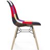 Sedia da Pranzo - Rivestimento Patchwork - Design Scandinavo e Gambe in Legno - Skögur image 7
