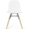 Sedia da pranzo con gambe in legno naturale – Stile moderno e funzionalità -Broly image 7