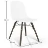 Sedia da pranzo con gambe in legno scuro – Stile moderno e funzionalità - Broly image 7