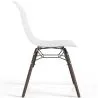 Sedia da pranzo con gambe in legno scuro – Stile moderno e funzionalità - Broly image 7