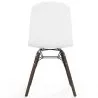 Sedia da pranzo con gambe in legno scuro – Stile moderno e funzionalità - Broly image 7