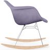 Sedia a dondolo moderna in tessuto imbottito – Stile nordico - Nordika image 7