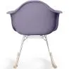 Sedia a dondolo moderna in tessuto imbottito – Stile nordico - Nordika image 7