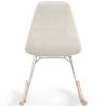 Sedia a dondolo Minimalista Bouclé – Stile Nordic con Base in Legno e Acciaio - Skögur image 7