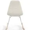 Sedia a dondolo Minimalista Bouclé – Stile Nordic con Base in Legno e Acciaio - Skögur image 7