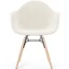 Sedia con braccioli - Rivestita in bouclé - Scandinavo - Sala da pranzo, ufficio o sala d'attesa - Nordika image 7