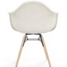 Sedia con braccioli - Rivestita in bouclé - Scandinavo - Sala da pranzo, ufficio o sala d'attesa - Nordika image 7