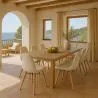 Sedia da pranzo scandinava imbottita in bouclé – Da pranzo o scrivania - Skögur image 7