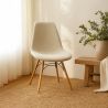 Sedia da pranzo scandinava imbottita in bouclé – Da pranzo o scrivania - Skögur image 7