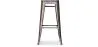 Sgabello da bar Design Industriale - Legno & Acciaio - 76cm - Stylix image 7