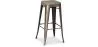 Sgabello da bar Design Industriale - Legno & Acciaio - 76cm - Stylix image 7
