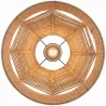 Lampadario a sospensione Corda naturale e Metallo – Stile Boho – Design artigianale – Lorena image 7